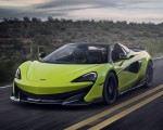 2020 McLaren 600LT Spider (Color: Lime Green) Front Three-Quarter Wallpapers 150x120