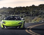 2020 McLaren 600LT Spider (Color: Lime Green) Front Wallpapers 150x120