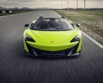 2020 McLaren 600LT Spider (Color: Lime Green) Front Wallpapers 150x120