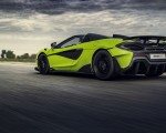 2020 McLaren 600LT Spider (Color: Lime Green) Rear Three-Quarter Wallpapers 150x120