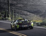 2020 McLaren 600LT Spider (Color: Lime Green) Rear Three-Quarter Wallpapers 150x120