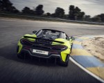 2020 McLaren 600LT Spider (Color: Lime Green) Rear Three-Quarter Wallpapers 150x120