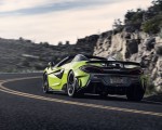 2020 McLaren 600LT Spider (Color: Lime Green) Rear Wallpapers 150x120