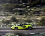 2020 McLaren 600LT Spider (Color: Lime Green) Side Wallpapers 150x120