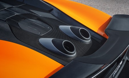 2020 McLaren 600LT Spider (Color: Myan Orange) Exhaust Wallpapers 450x275 (51)