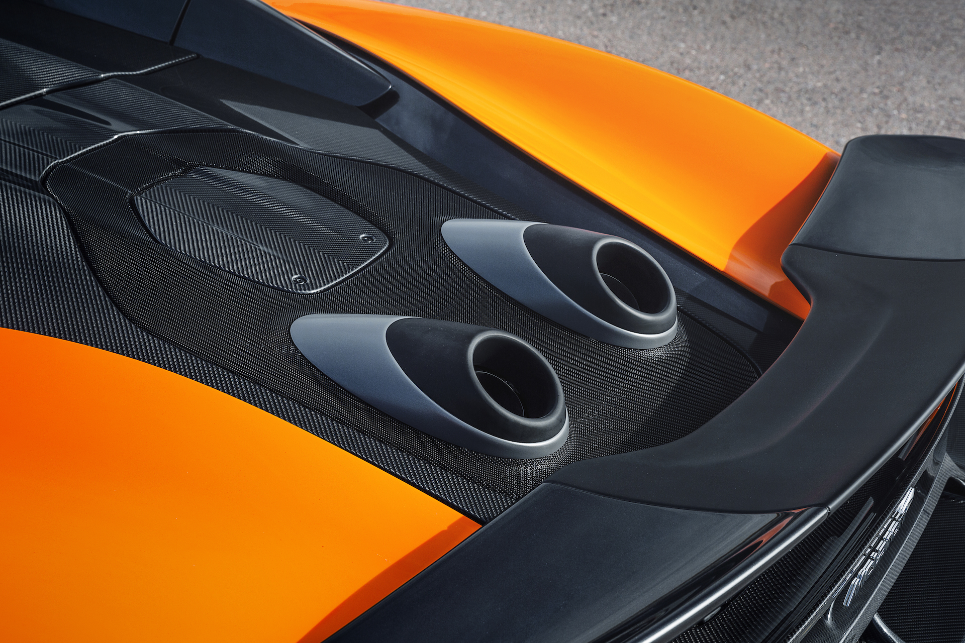 2020 McLaren 600LT Spider (Color: Myan Orange) Exhaust Wallpapers #51 of 99