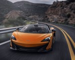 2020 McLaren 600LT Spider (Color: Myan Orange) Front Three-Quarter Wallpapers 150x120