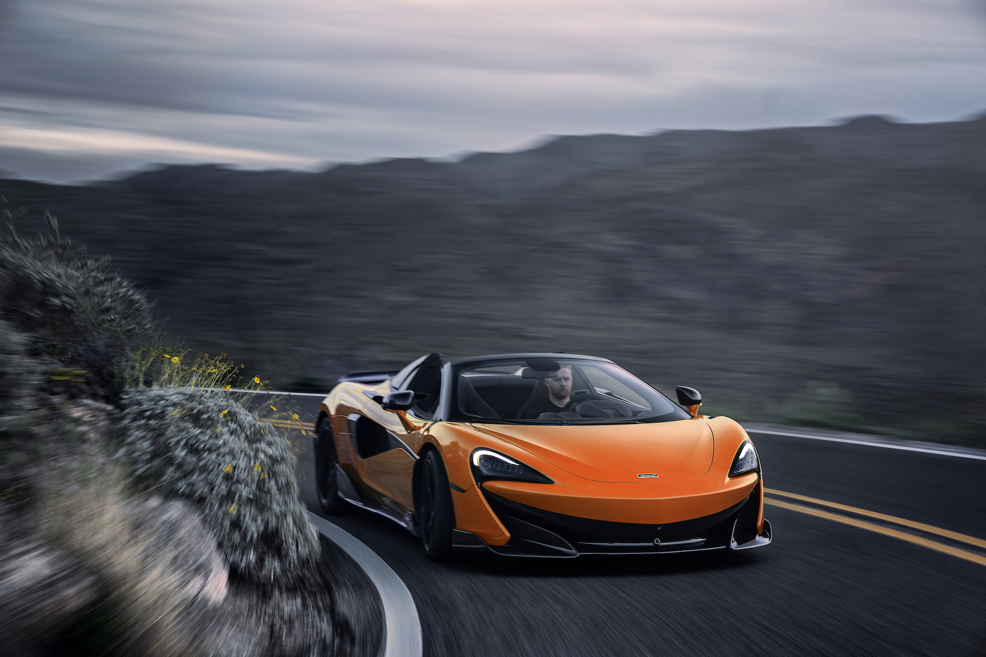 2020 McLaren 600LT Spider (Color: Myan Orange) Front Three-Quarter Wallpapers #38 of 99