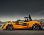 2020 McLaren 600LT Spider (Color: Myan Orange) Side Wallpapers 150x120