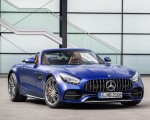 2020 Mercedes-AMG GT C Roadster (Color: Brilliant Blue) Front Three-Quarter Wallpapers 150x120