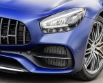 2020 Mercedes-AMG GT C Roadster (Color: Brilliant Blue) Headlight Wallpapers 150x120