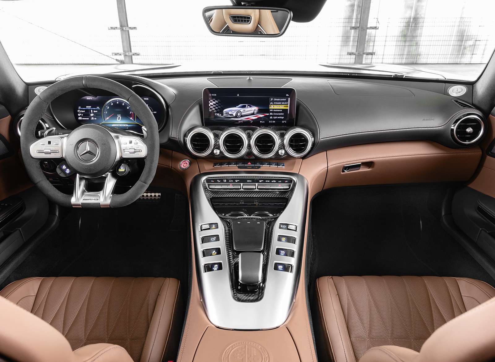 2020 Mercedes-AMG GT C Roadster (Color: Brilliant Blue) Interior Cockpit Wallpapers #136 of 136