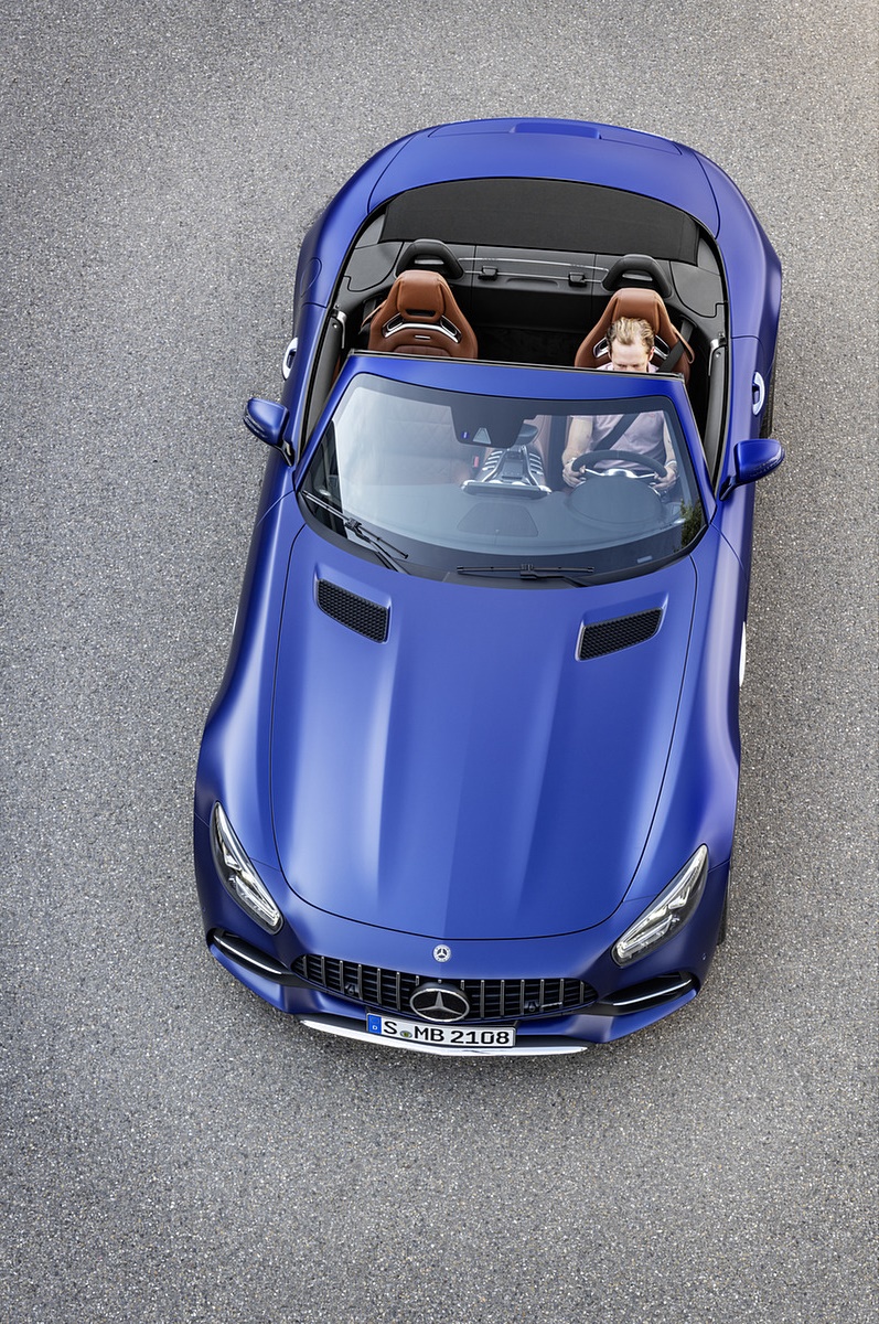 2020 Mercedes-AMG GT C Roadster (Color: Brilliant Blue) Top Wallpapers #124 of 136