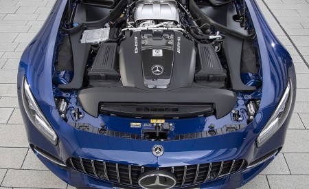 2020 Mercedes-AMG GT Coupe (Color: Brilliant Blue Metallic) Engine Wallpapers 450x275 (80)
