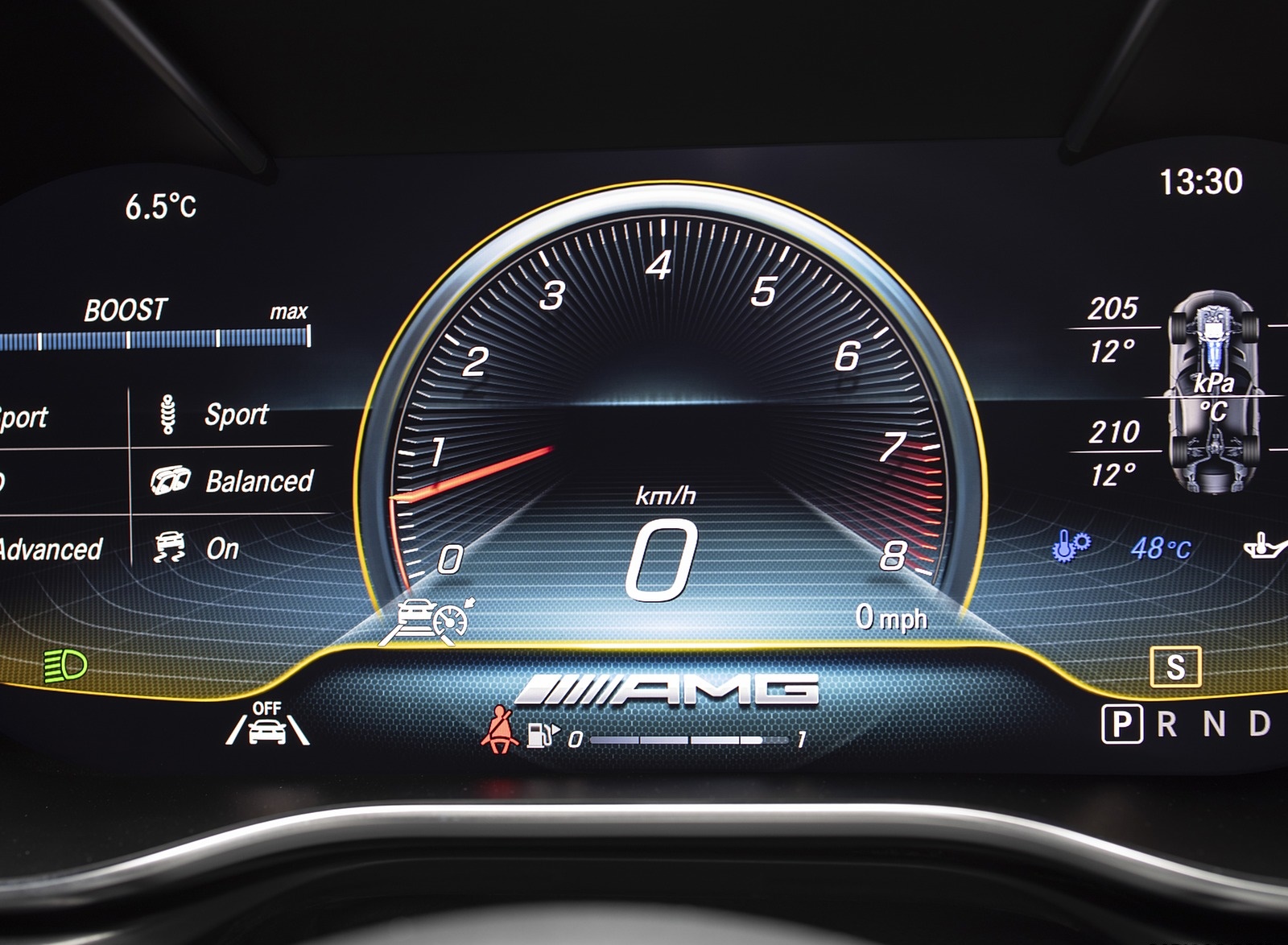 2020 Mercedes-AMG GT Coupe Digital Instrument Cluster Wallpapers #83 of 136