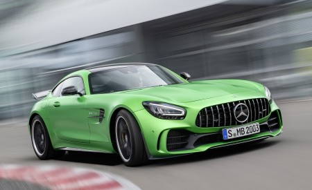 2020 Mercedes-AMG GT R (Color: Green Hell Magno) Front Three-Quarter Wallpapers 450x275 (84)