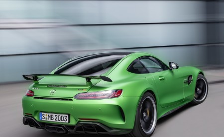 2020 Mercedes-AMG GT R (Color: Green Hell Magno) Rear Three-Quarter Wallpapers 450x275 (85)
