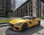 2020 Mercedes-AMG GT S Roadster (Color: AMG Solarbeam) Front Three-Quarter Wallpapers 150x120