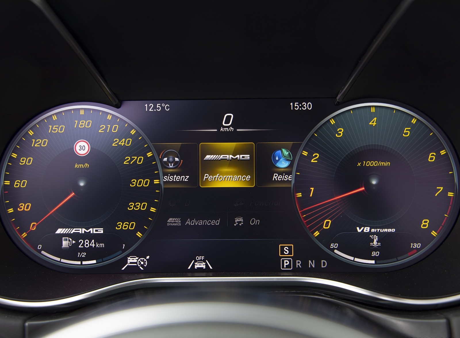 2020 Mercedes-AMG GT S Roadster Digital Instrument Cluster Wallpapers #64 of 136