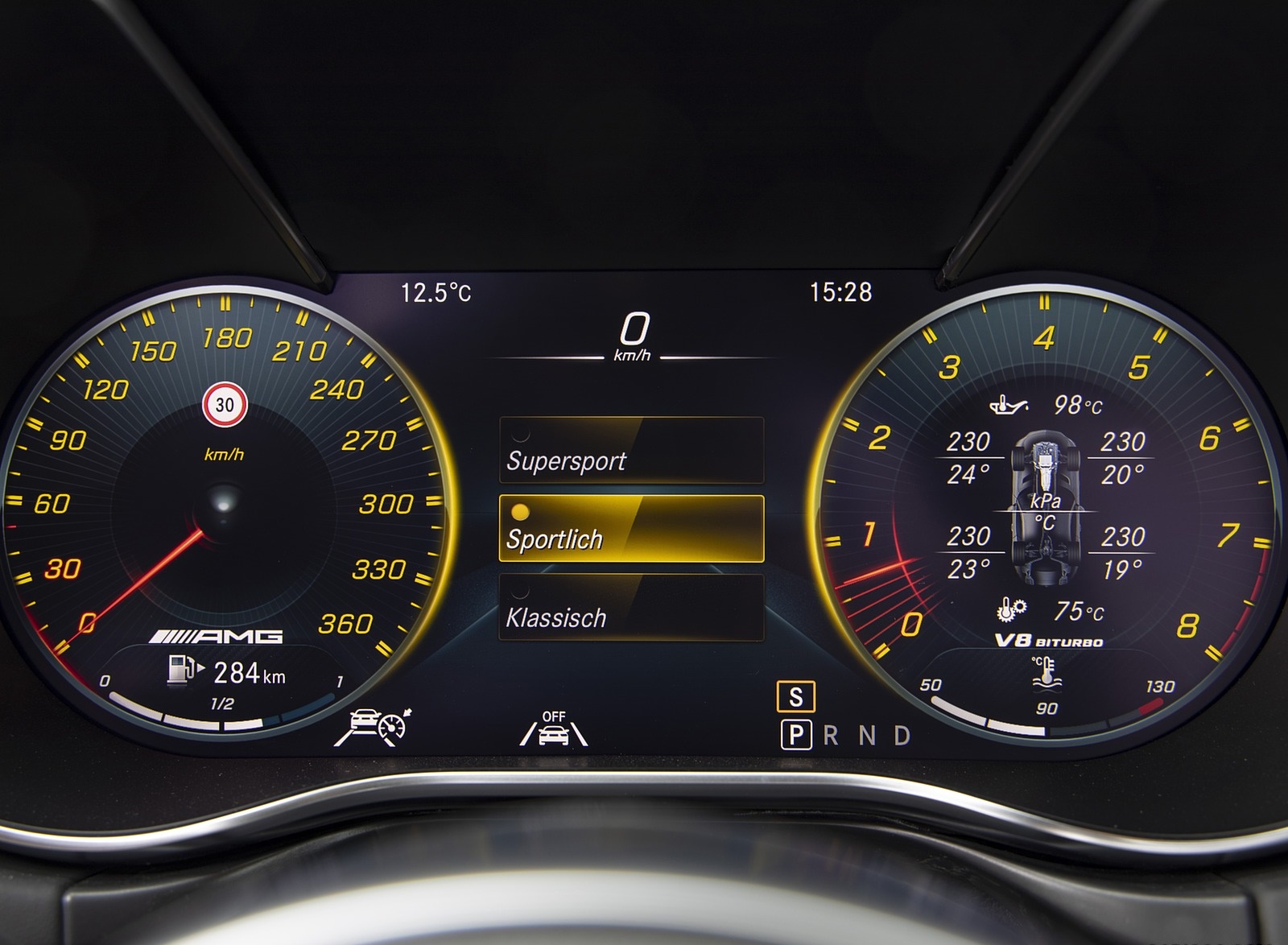 2020 Mercedes-AMG GT S Roadster Digital Instrument Cluster Wallpapers #63 of 136