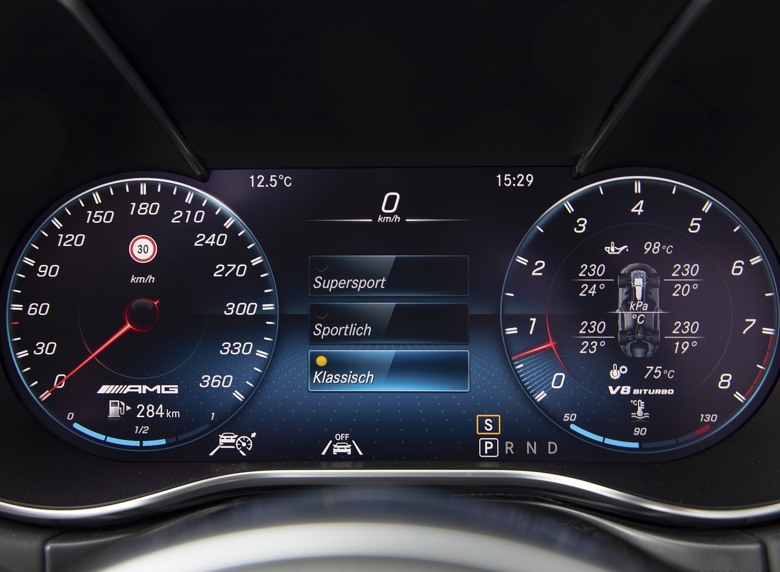 2020 Mercedes-AMG GT S Roadster Digital Instrument Cluster Wallpapers #62 of 136