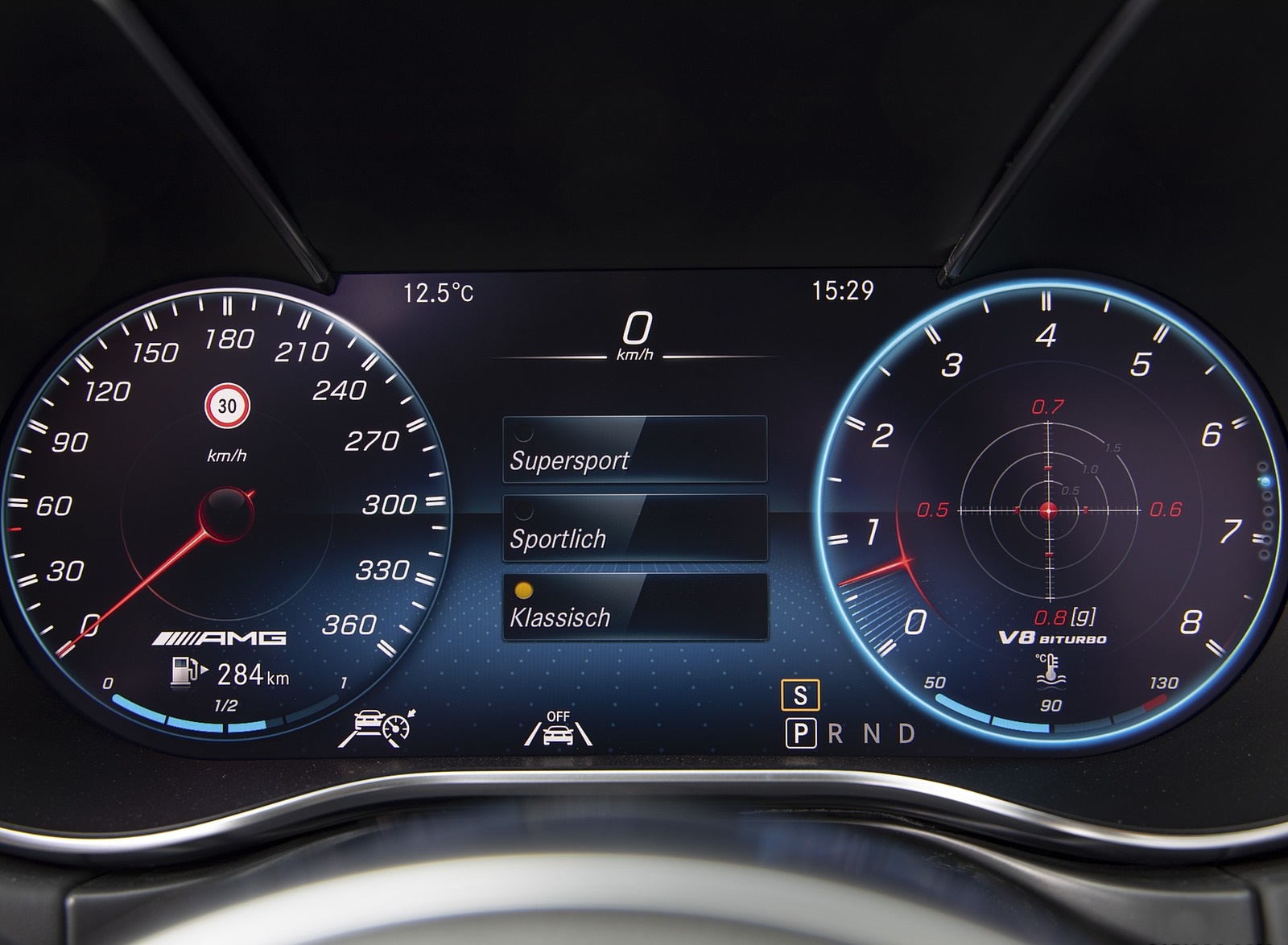 2020 Mercedes-AMG GT S Roadster Digital Instrument Cluster Wallpapers #60 of 136