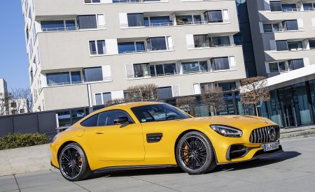 2020 Mercedes-AMG S Coupe (Color: AMG Solarbeam) Front Three-Quarter Wallpapers 450x275 (5)