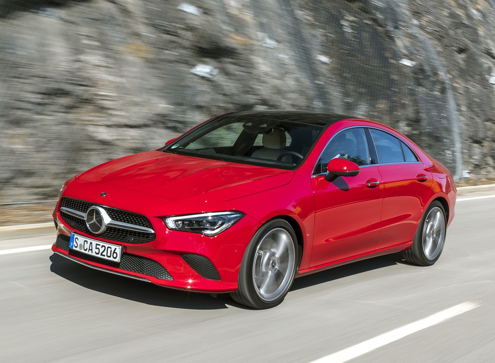 2020 Mercedes-Benz CLA 200 Coupe (Color: Jupiter Red) Front Three-Quarter Wallpapers #16 of 133