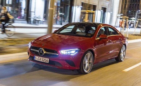 2020 Mercedes-Benz CLA 200 Coupe (Color: Jupiter Red) Front Three-Quarter Wallpapers 450x275 (21)