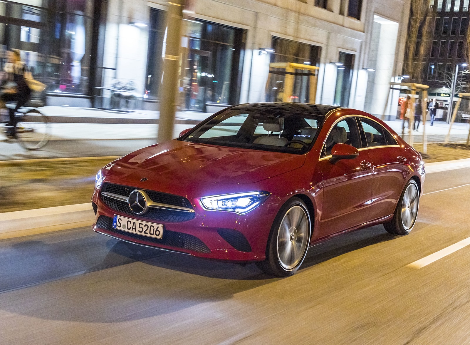 2020 Mercedes-Benz CLA 200 Coupe (Color: Jupiter Red) Front Three-Quarter Wallpapers #21 of 133