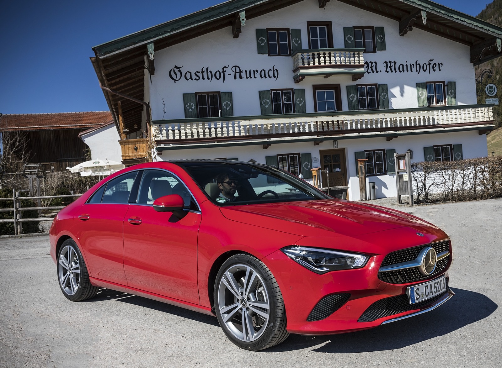 2020 Mercedes-Benz CLA 200 Coupe (Color: Jupiter Red) Front Three-Quarter Wallpapers #25 of 133