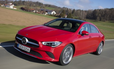 2020 Mercedes-Benz CLA 200 Coupe (Color: Jupiter Red) Front Three-Quarter Wallpapers 450x275 (17)