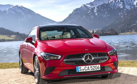 2020 Mercedes-Benz CLA 200 Coupe (Color: Jupiter Red) Front Wallpapers 450x275 (27)