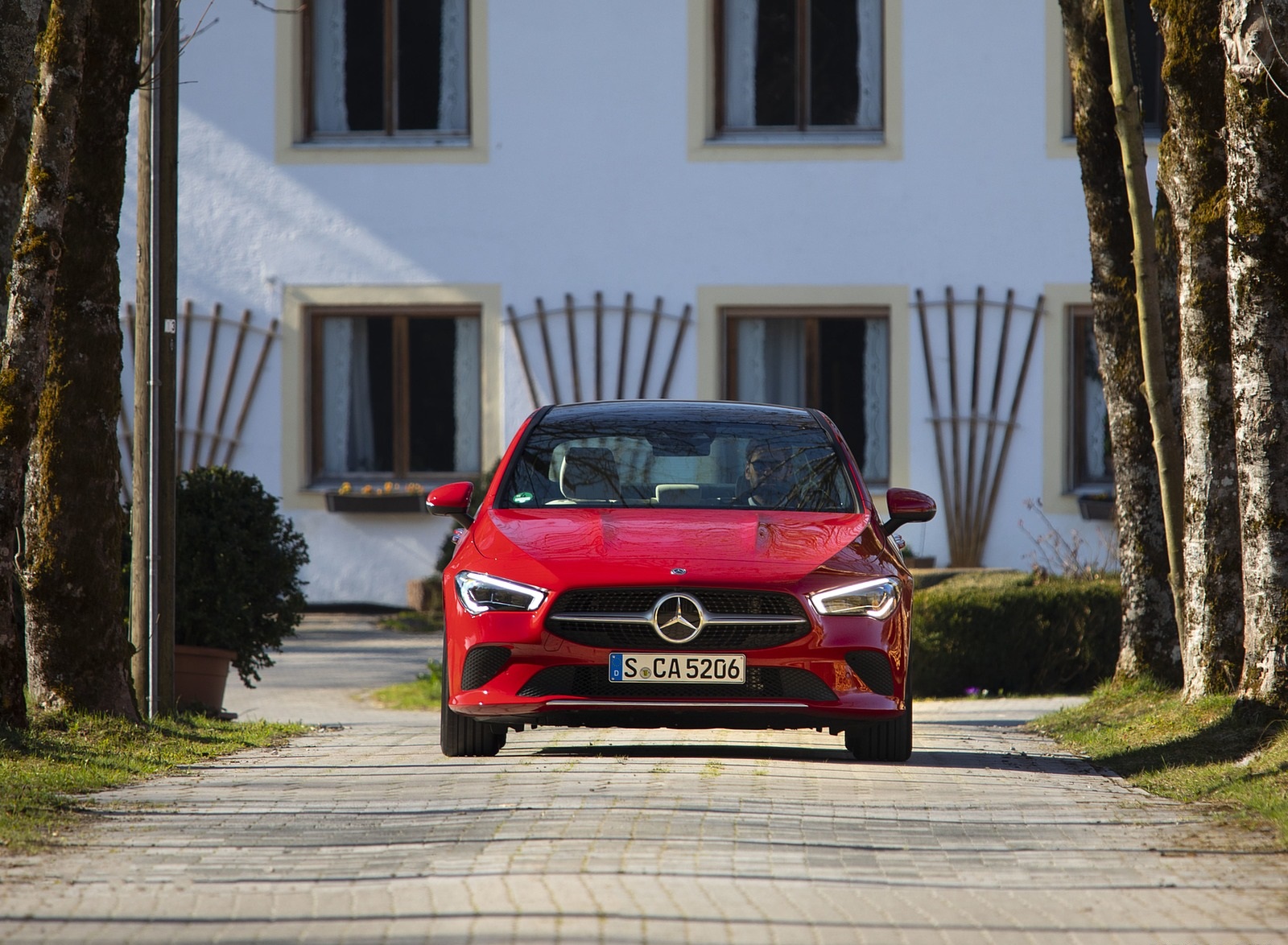 2020 Mercedes-Benz CLA 200 Coupe (Color: Jupiter Red) Front Wallpapers #28 of 133