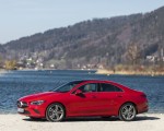 2020 Mercedes-Benz CLA 200 Coupe (Color: Jupiter Red) Side Wallpapers 150x120