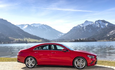 2020 Mercedes-Benz CLA 200 Coupe (Color: Jupiter Red) Side Wallpapers 450x275 (32)