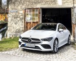 2020 Mercedes-Benz CLA 220 d Coupe AMG Line (Color: Digital White Metallic) Front Three-Quarter Wallpapers 150x120 (44)