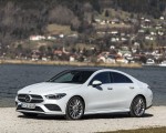 2020 Mercedes-Benz CLA 220 d Coupe AMG Line (Color: Digital White Metallic) Front Three-Quarter Wallpapers 150x120