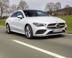 2020 Mercedes-Benz CLA 220 d Coupe AMG Line (Color: Digital White Metallic) Front Three-Quarter Wallpapers 150x120