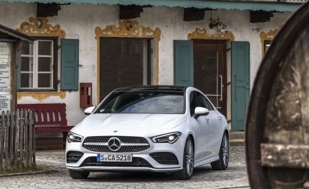 2020 Mercedes-Benz CLA 220 d Coupe AMG Line (Color: Digital White Metallic) Front Wallpapers 450x275 (47)