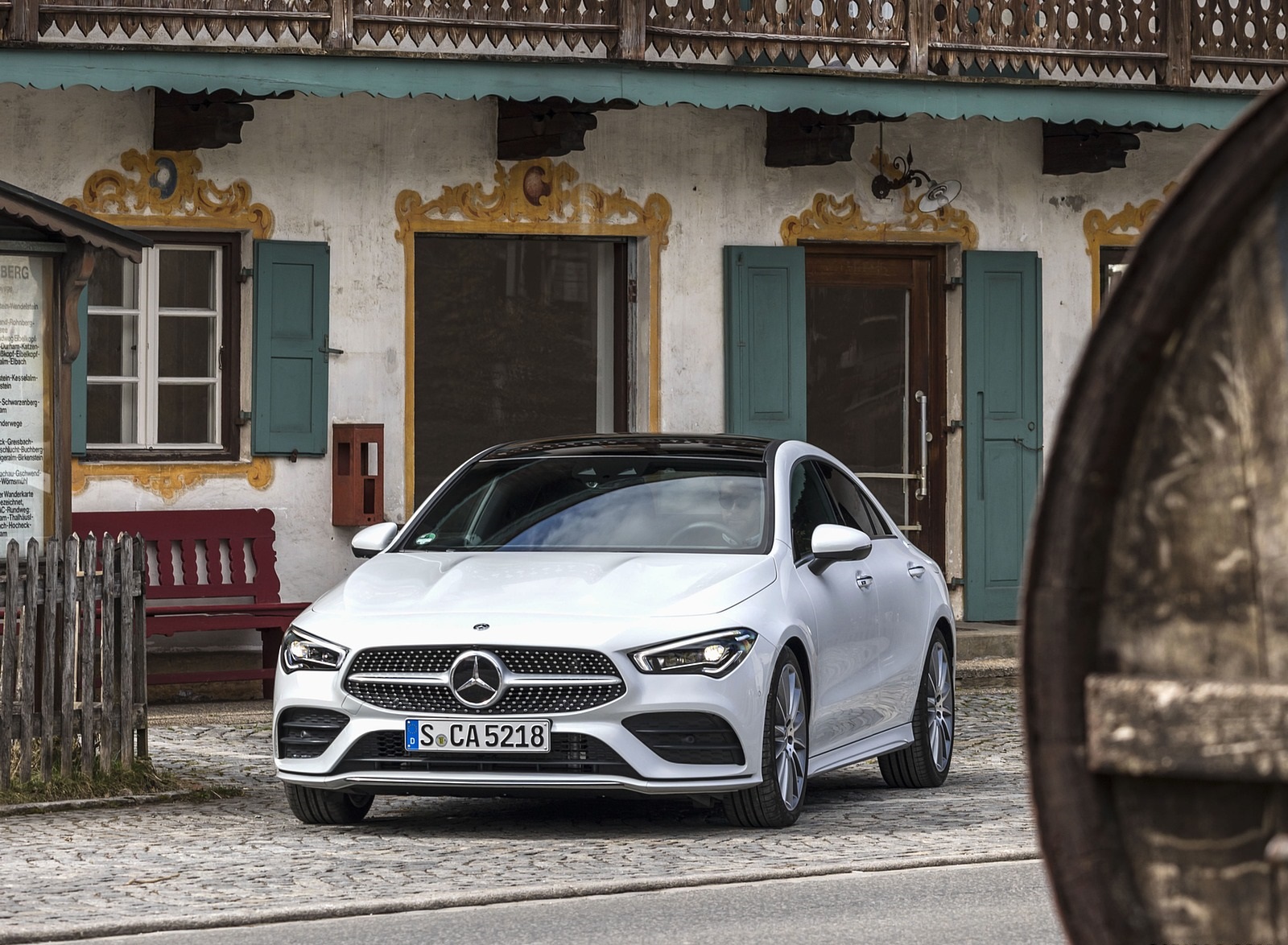 2020 Mercedes-Benz CLA 220 d Coupe AMG Line (Color: Digital White Metallic) Front Wallpapers #47 of 133