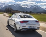 2020 Mercedes-Benz CLA 220 d Coupe AMG Line (Color: Digital White Metallic) Rear Three-Quarter Wallpapers 150x120