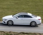 2020 Mercedes-Benz CLA 220 d Coupe AMG Line (Color: Digital White Metallic) Side Wallpapers 150x120