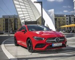 2020 Mercedes-Benz CLA 250 4MATIC Coupe AMG Line (Color: Jupiter Red) Front Three-Quarter Wallpapers 150x120 (8)