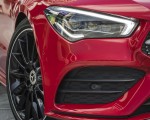 2020 Mercedes-Benz CLA 250 4MATIC Coupe AMG Line (Color: Jupiter Red) Headlight Wallpapers 150x120