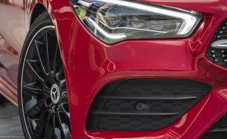 2020 Mercedes-Benz CLA 250 4MATIC Coupe AMG Line (Color: Jupiter Red) Headlight Wallpapers 450x275 (15)