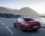 2020 Mercedes-Benz CLA 250 4MATIC Coupe AMG Line (Color: Jupiter Red) Rear Three-Quarter Wallpapers 150x120