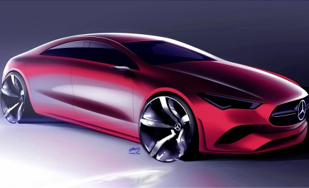 2020 Mercedes-Benz CLA 250 Coupe Design Sketch Wallpapers 450x275 (131)