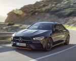 2020 Mercedes-Benz CLA 250 Coupe Edition Orange Art AMG Line (Color: Cosmos Black) Front Three-Quarter Wallpapers 150x120