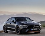 2020 Mercedes-Benz CLA 250 Coupe Edition Orange Art AMG Line (Color: Cosmos Black) Front Three-Quarter Wallpapers 150x120